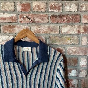 Marine Layer Knit Polo — M
